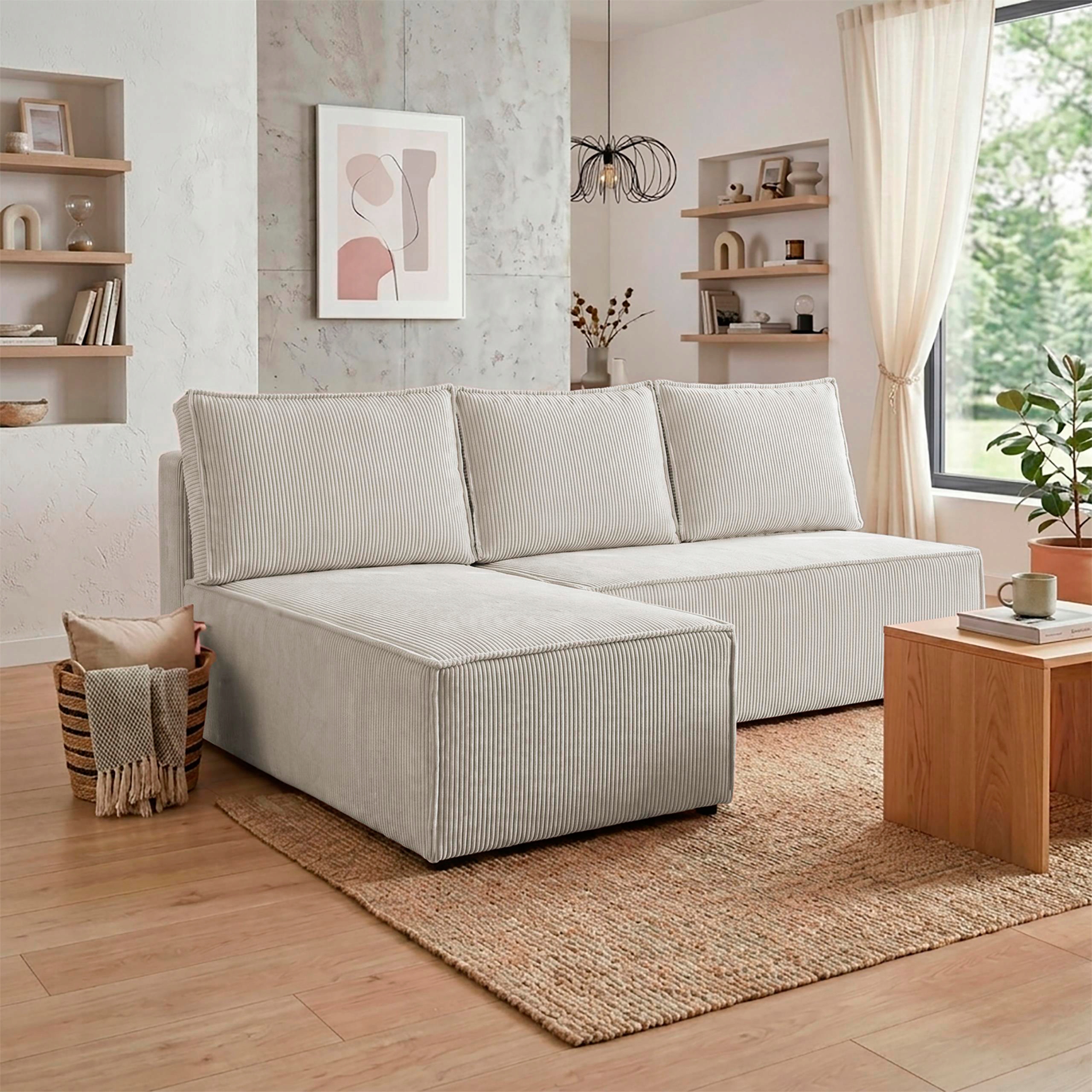 Rohová Sedací Souprava 200x150 cm 2v1 Moderní design Výrobce Polštáře
