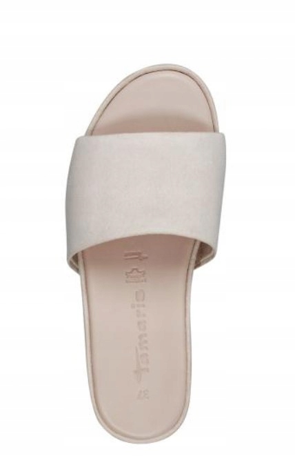 C2B006 BEŻOWE KLAPKI NA PLATFORMIE TAMARIS 40 ZIT Rozmiar 40