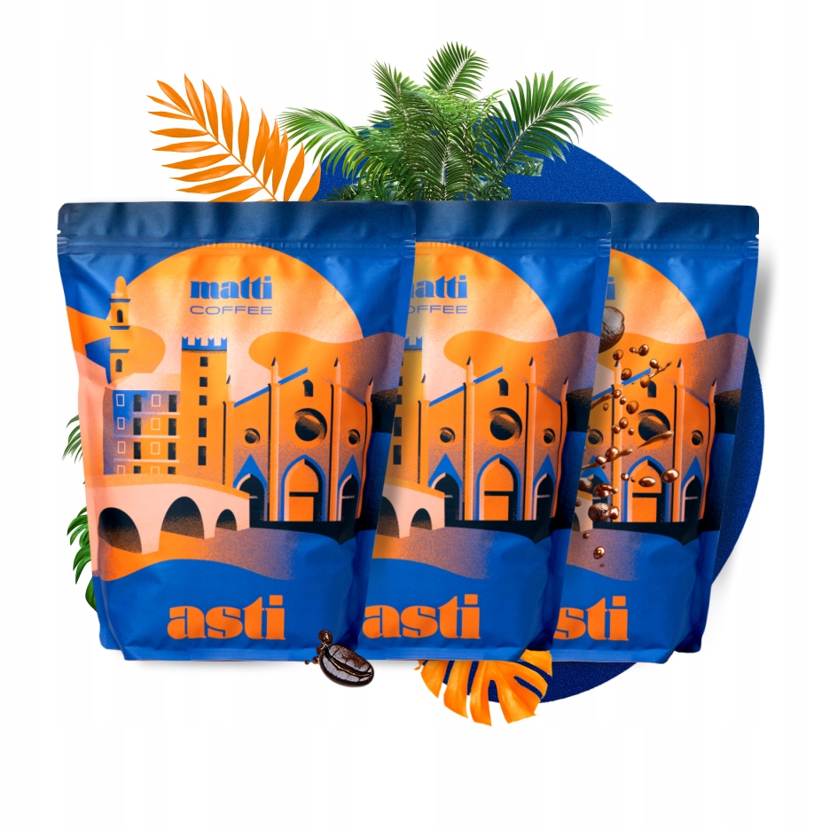 Káva Zrnková 3x1KG Arabica 100% Brazílie Čerstvě Pražená Zrna Do Espressa