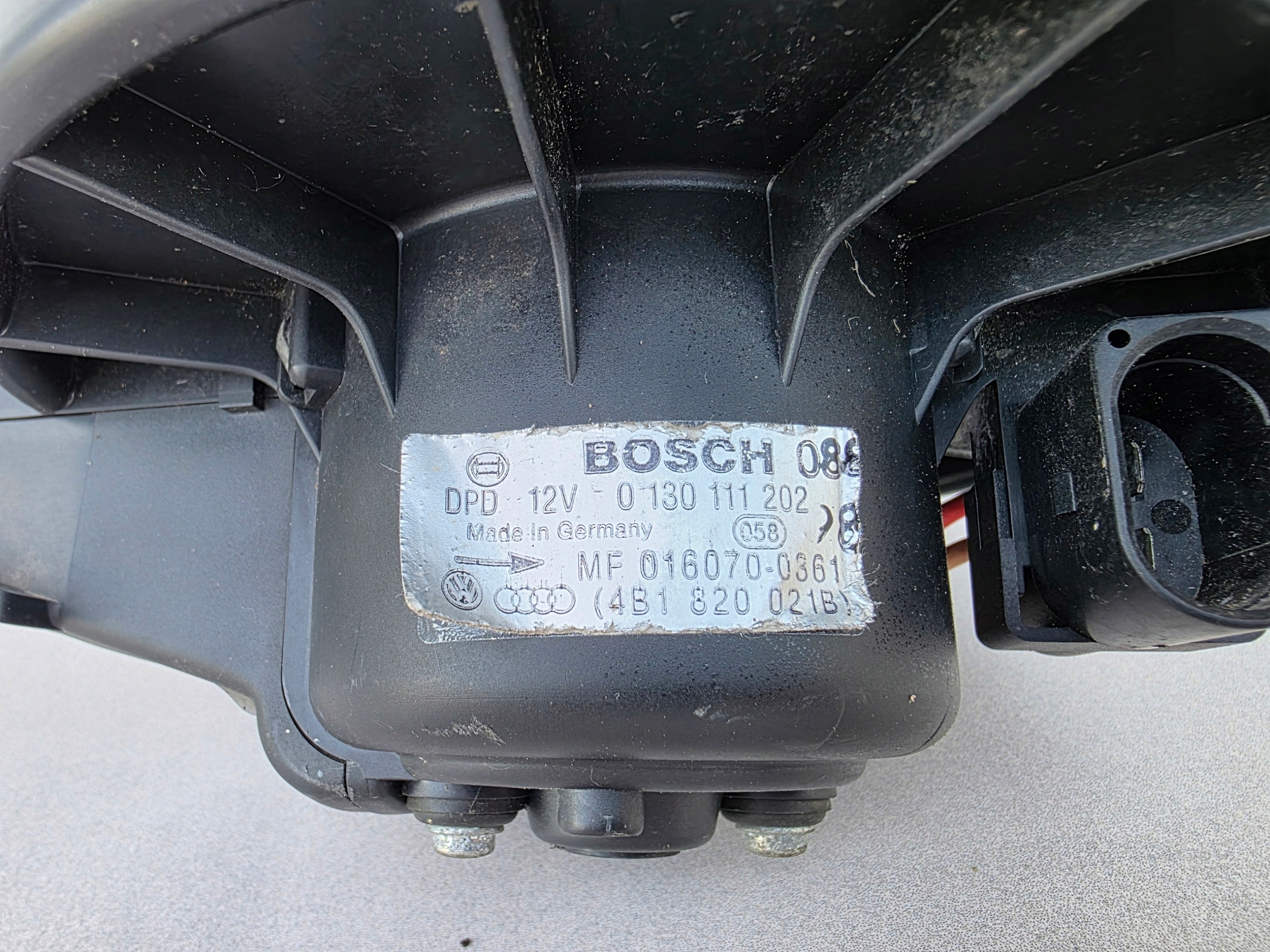 Lüfter des lüfters DMUCHAWA AUDI A6 C5 4B 4B1820021B K122/1224CZ