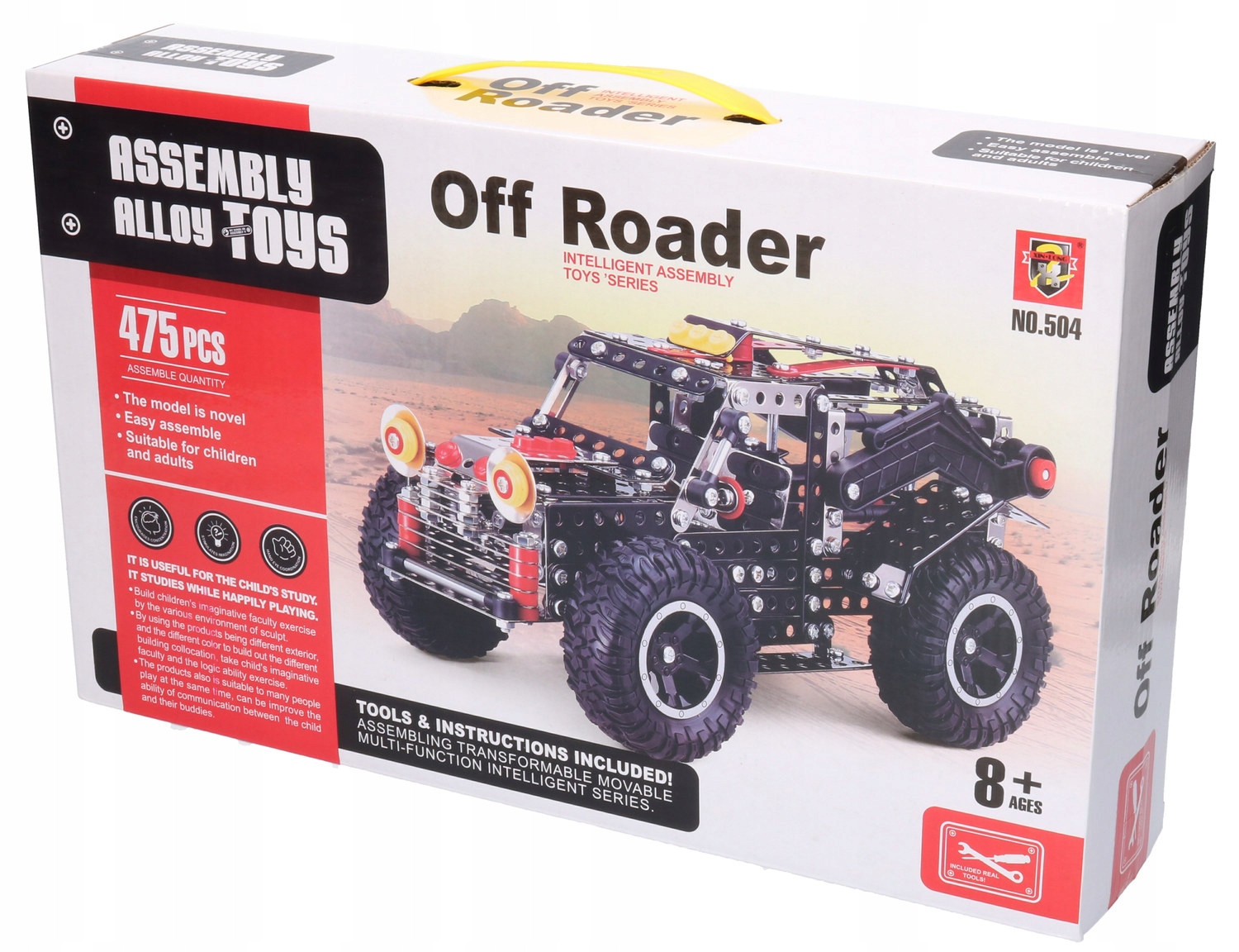 

Mały Konstruktor 475 el terenówka Jeep 3201
