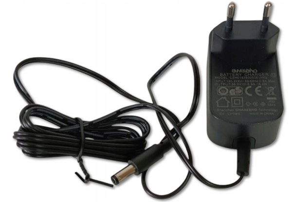 orig nabíječka 36V 0.5A 18W napájecí zdroj pro vertikální vysavač Laresar X11