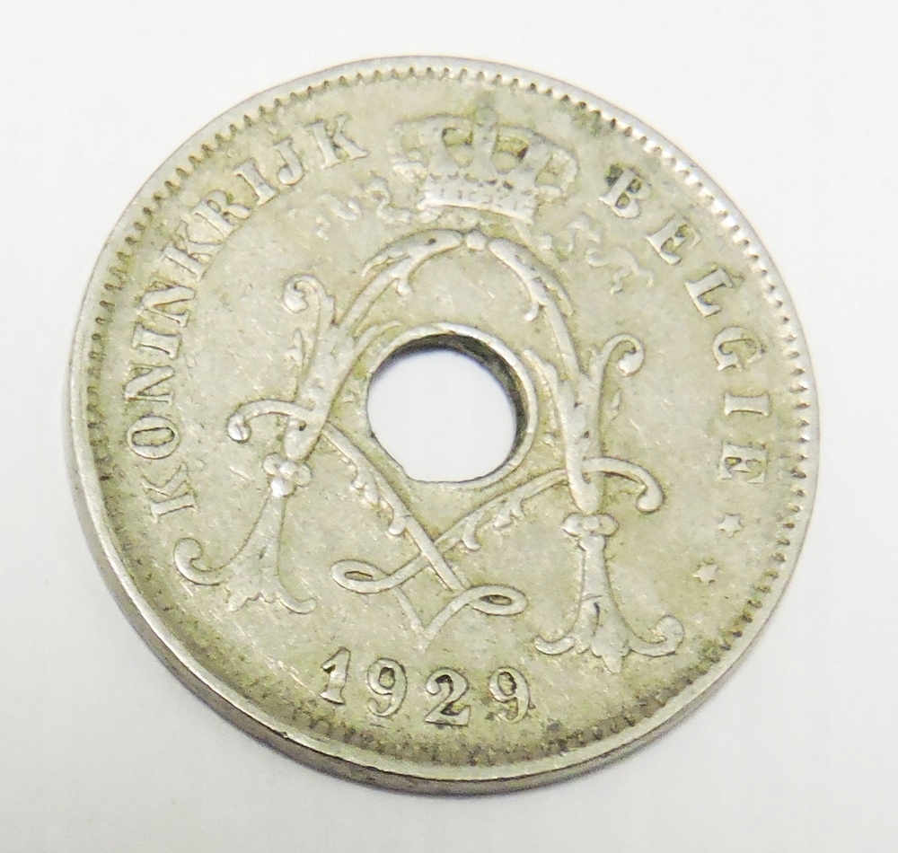 BELGIA 10 centymów 1929