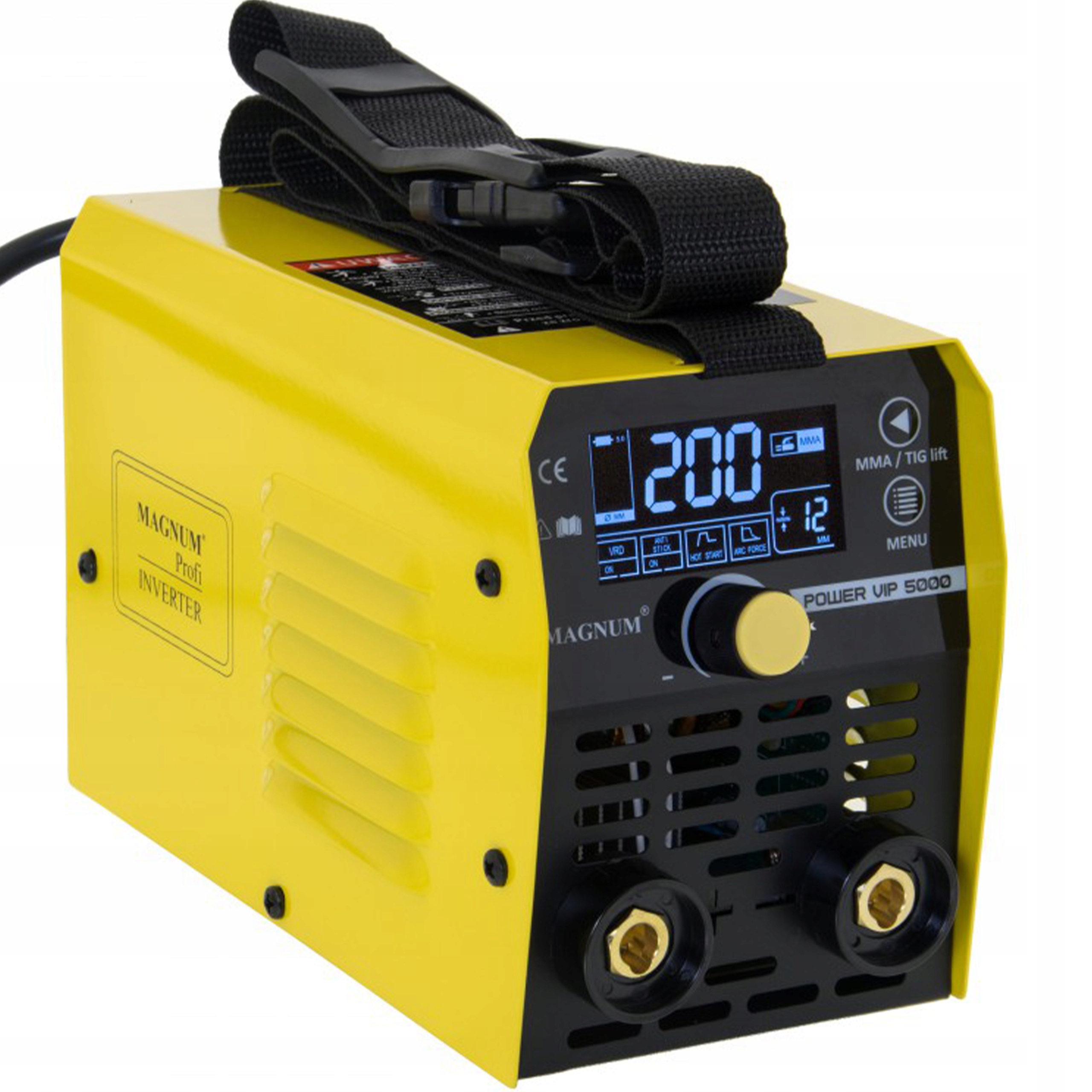 Mma svařovací stroj Magnum Power Vip 5000 LCD 200A Igbt 230V