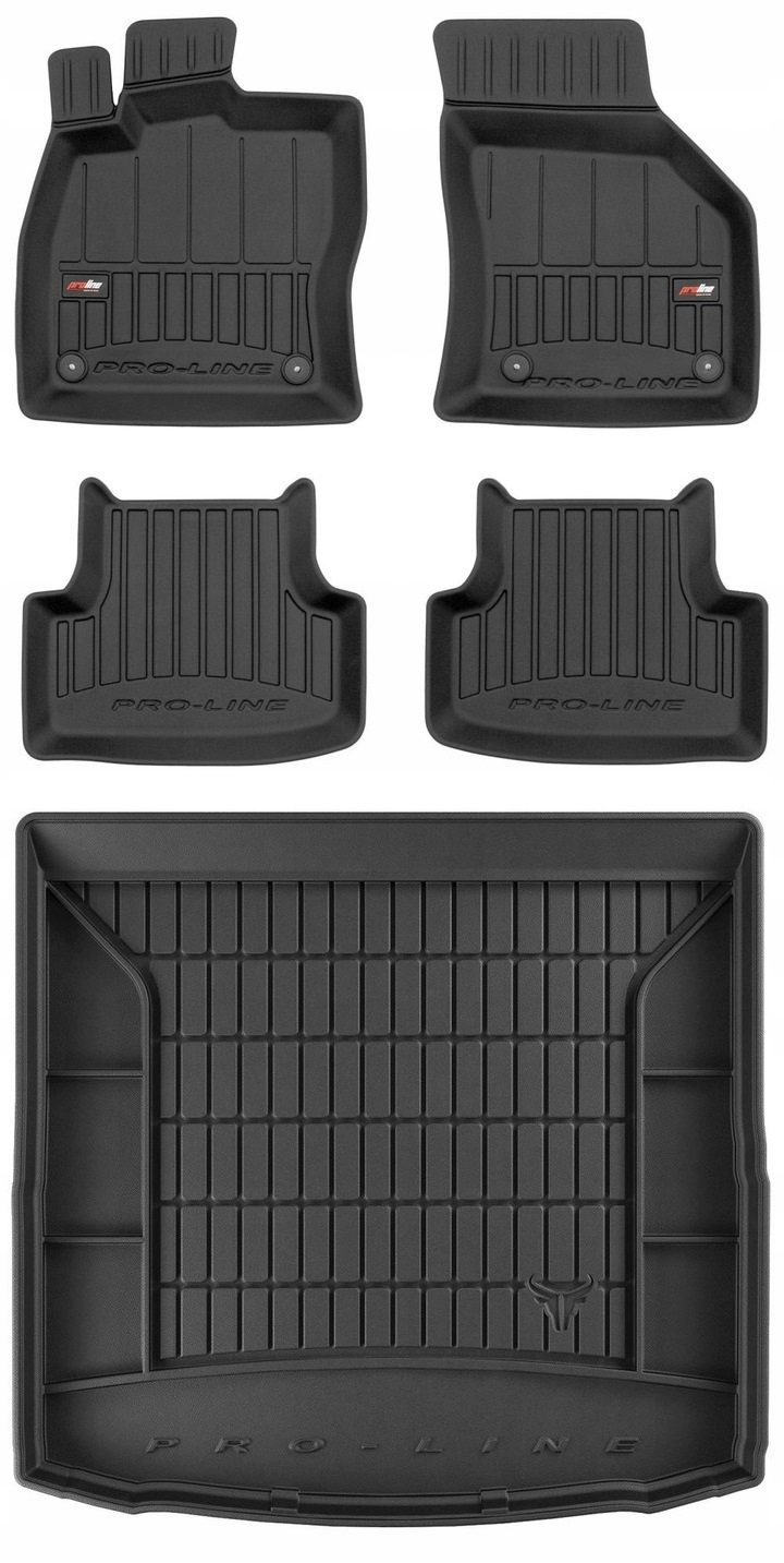 Set 3D gumové rohože Seat Leon 3 Kombi od 2014- d
