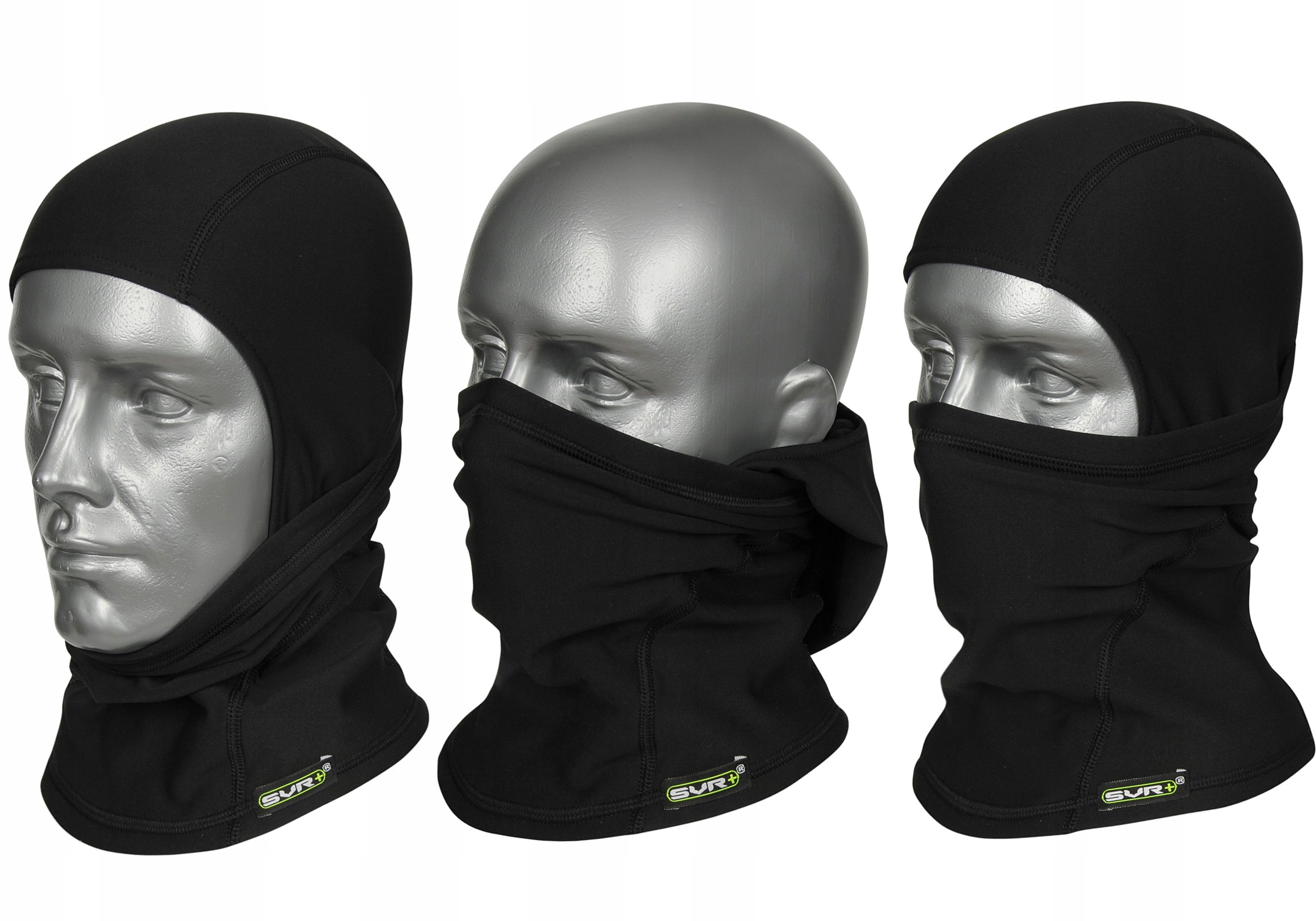 

3w1 Czarna Kominiarka termoaktywna Grom komin L/XL