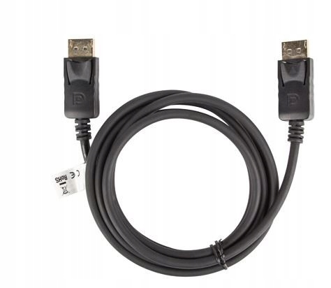 Kabel DisplayPort 1,8M DP 1.2 Przewód UHD 4K Długość kabla 1.8 m