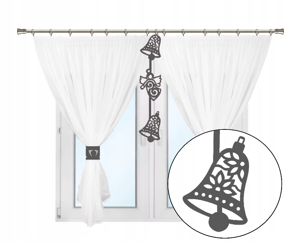 

Firana Świąteczna zawieszka Boże Narodzenie Ażur