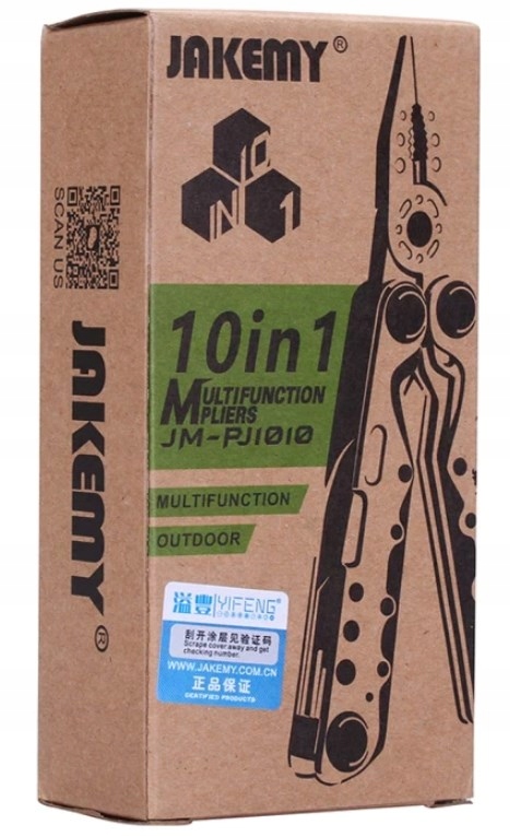SCYZORYK Wielofunkcyjny Multitool JAKEMY KARTA Kod producenta PJ-1010
