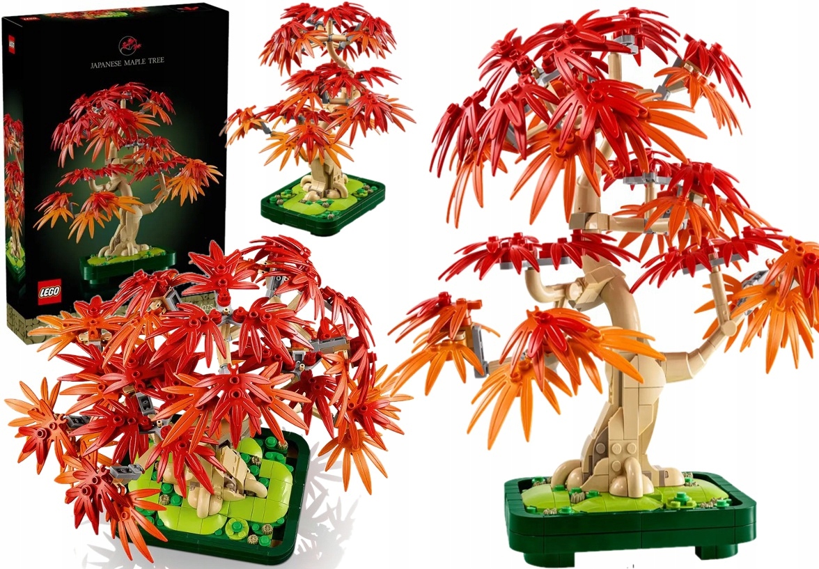 474 dílků stavebnice Lego Botanicals Javor palmový bonsai 10348