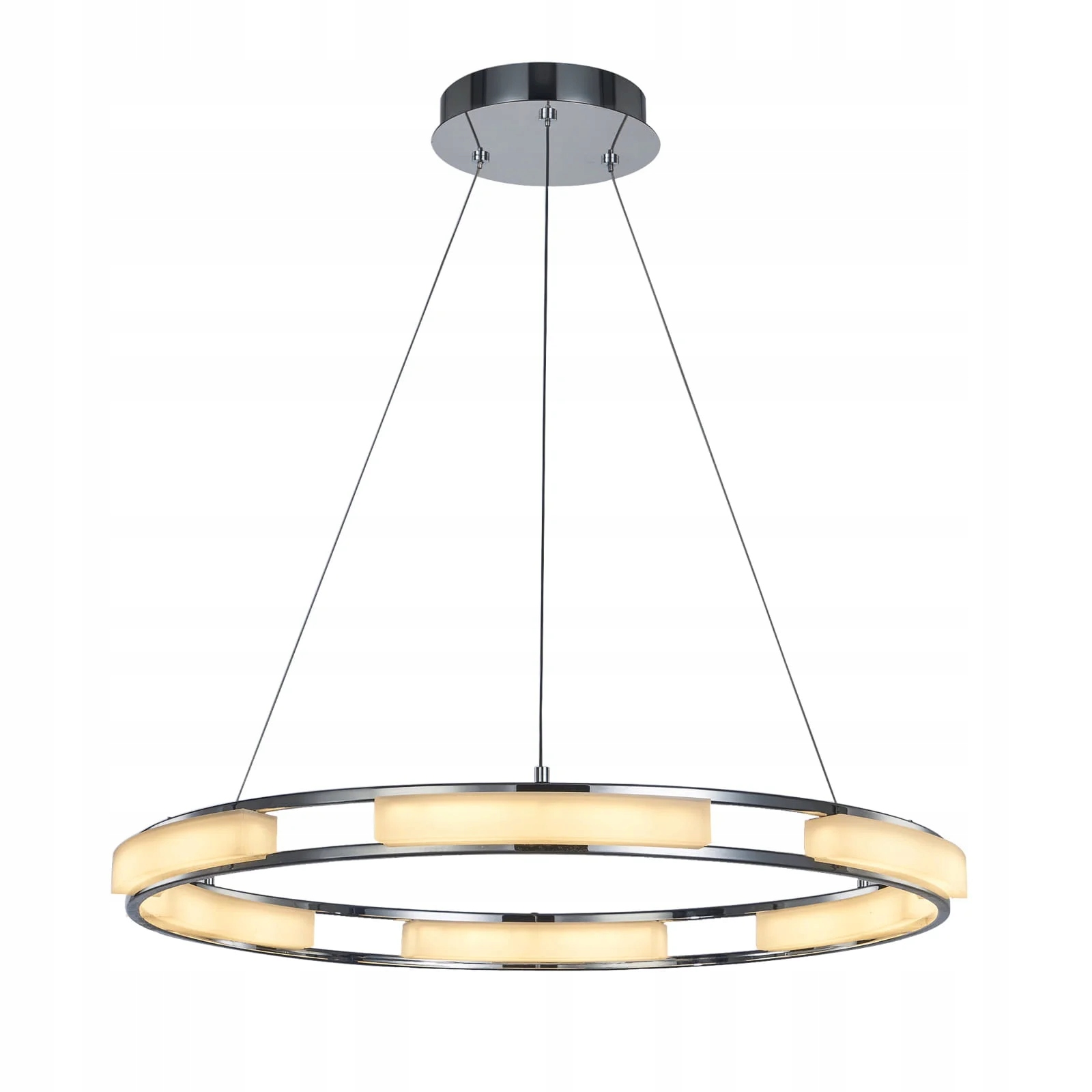 Závěsná lampa Italux Theodore Led, moderní chrom