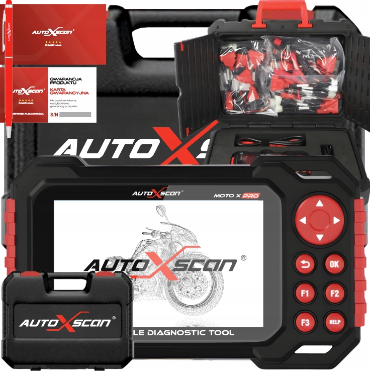 Diagnostický Nástroj Pre Motocykle, Skútre, Štvorkolky Autoxscan Moto X Pro Pl