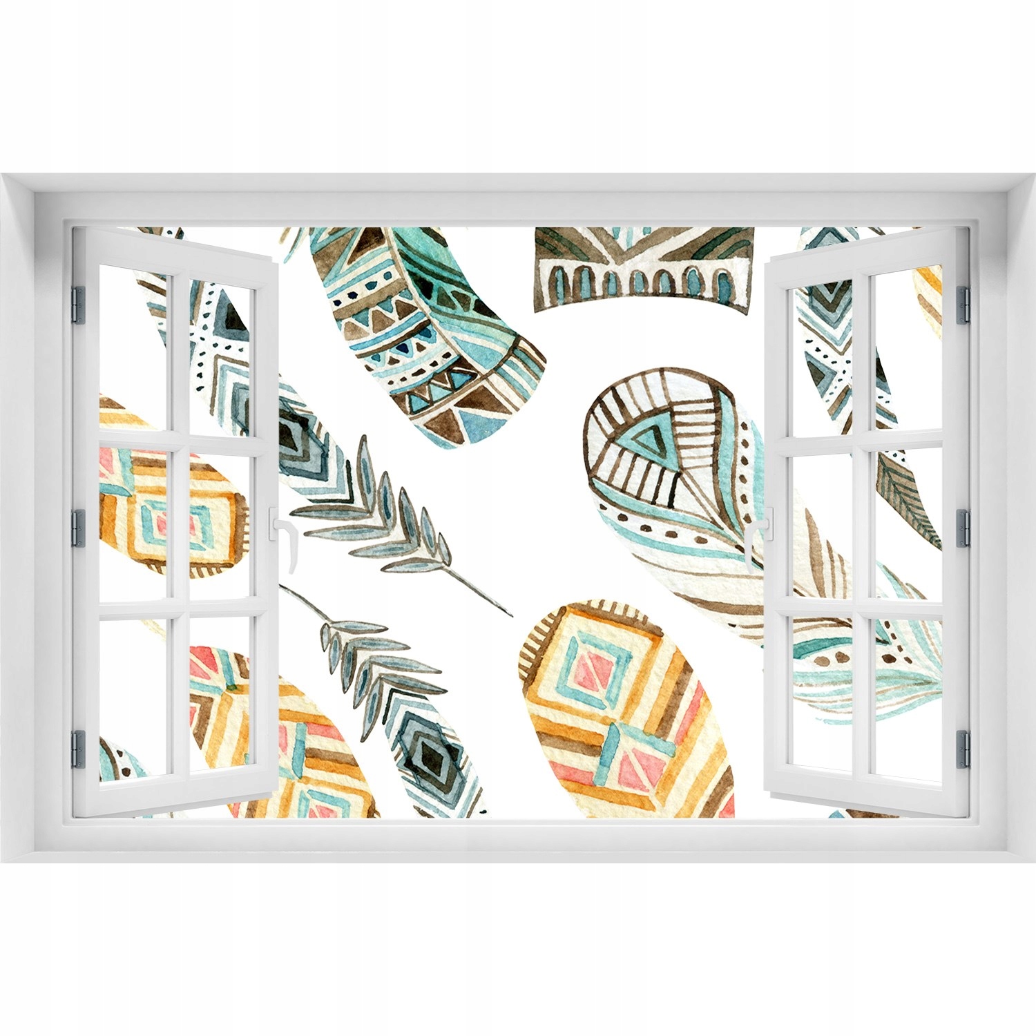 

Fototapeta Naklejka na ścianę Etniczne pióra 90x60