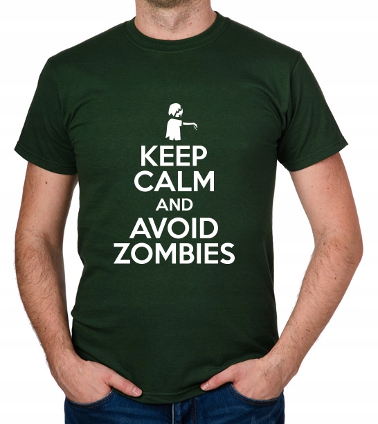 

koszulka Keep Calm And Avoid Zombies prezent
