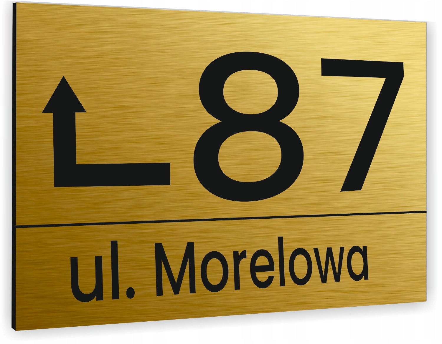 TABLICZKA tablica adresowa NUMER DOMU strzałka 3D