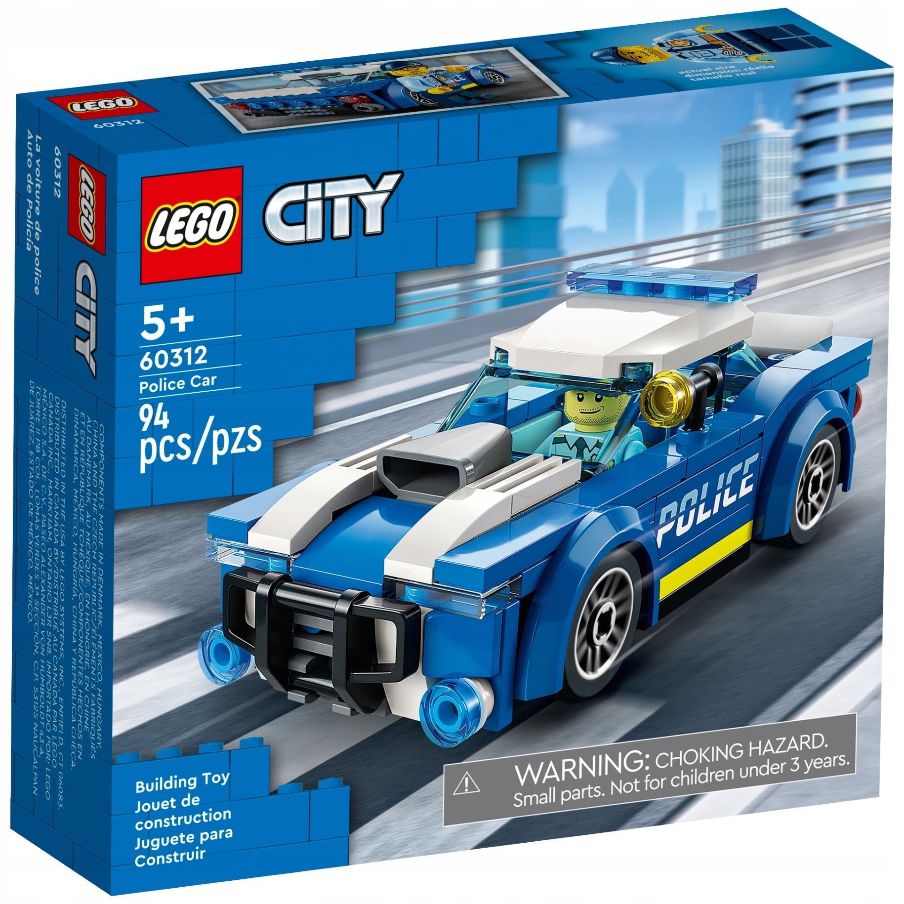LEGO City Radiowóz klocki 60312 policja figurka zestaw na prezent 5+ auto Nazwa zestawu Radiowóz