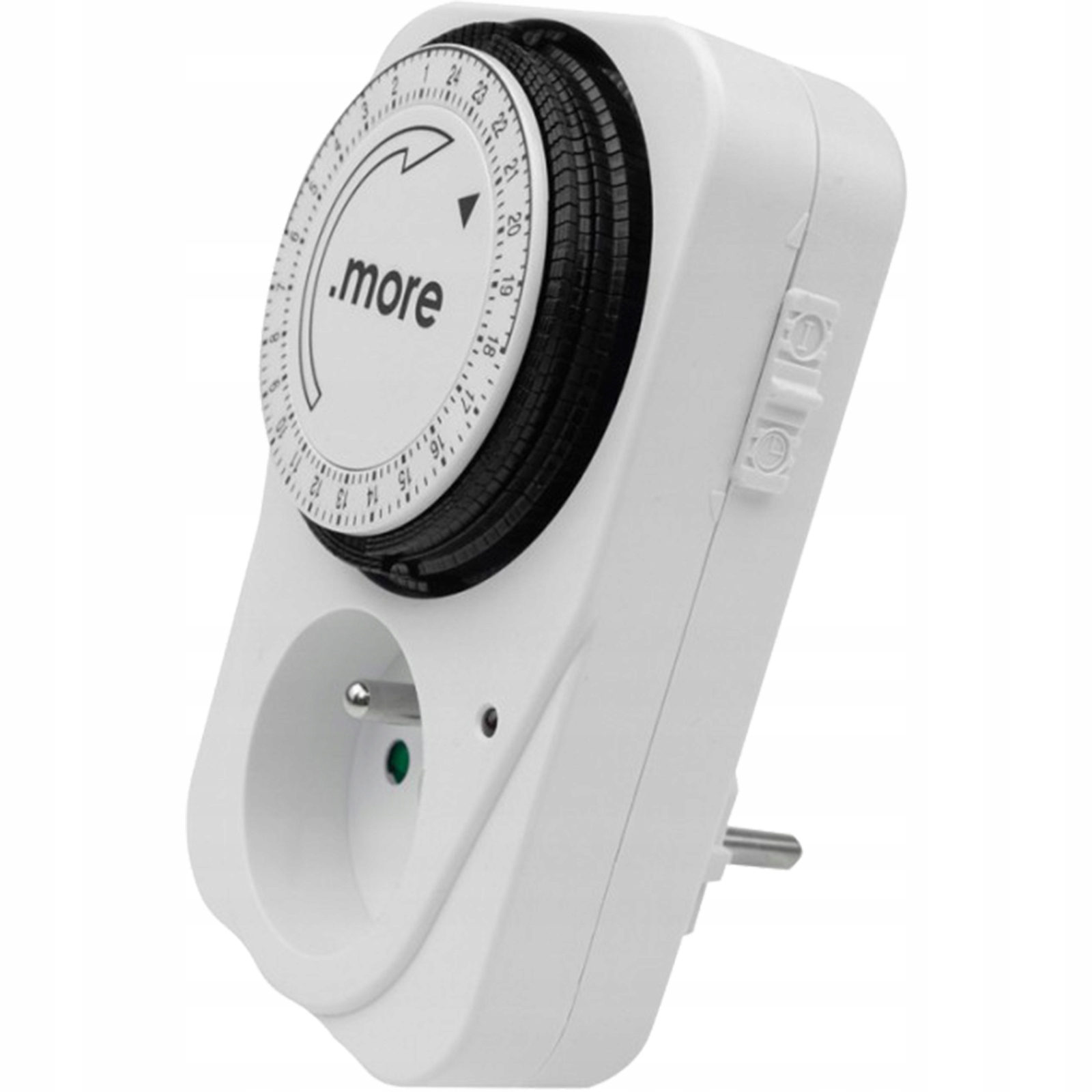 PROGRAMATOR WYŁĄCZNIK CZASOWY MECHANICZNY DO GNIAZDKA DOBOWY 24H TIMER EAN (GTIN) 5905036203539