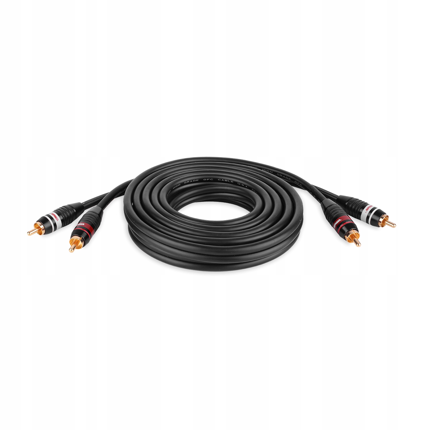 Kabel 2x Rca na 2x Rca Konektory Vitalco Premium 5,0 m