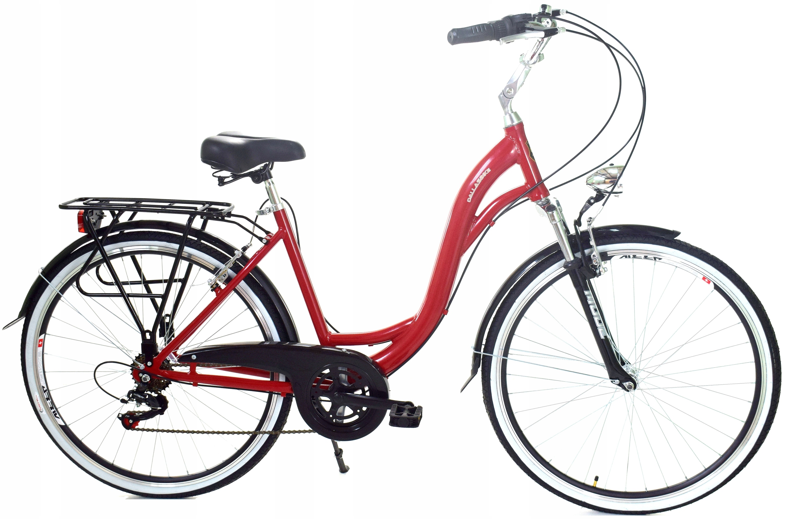 Moteriškas miesto dviratis DALLAS 28 ALUMINIUM gears 19 colių rėmo dydis