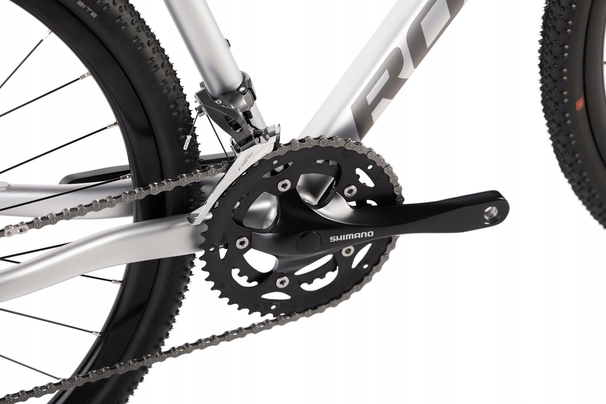 28540378-B - 54 M Rower ROMET Aspre 1 srebrno-czerwony Model Aspre 1