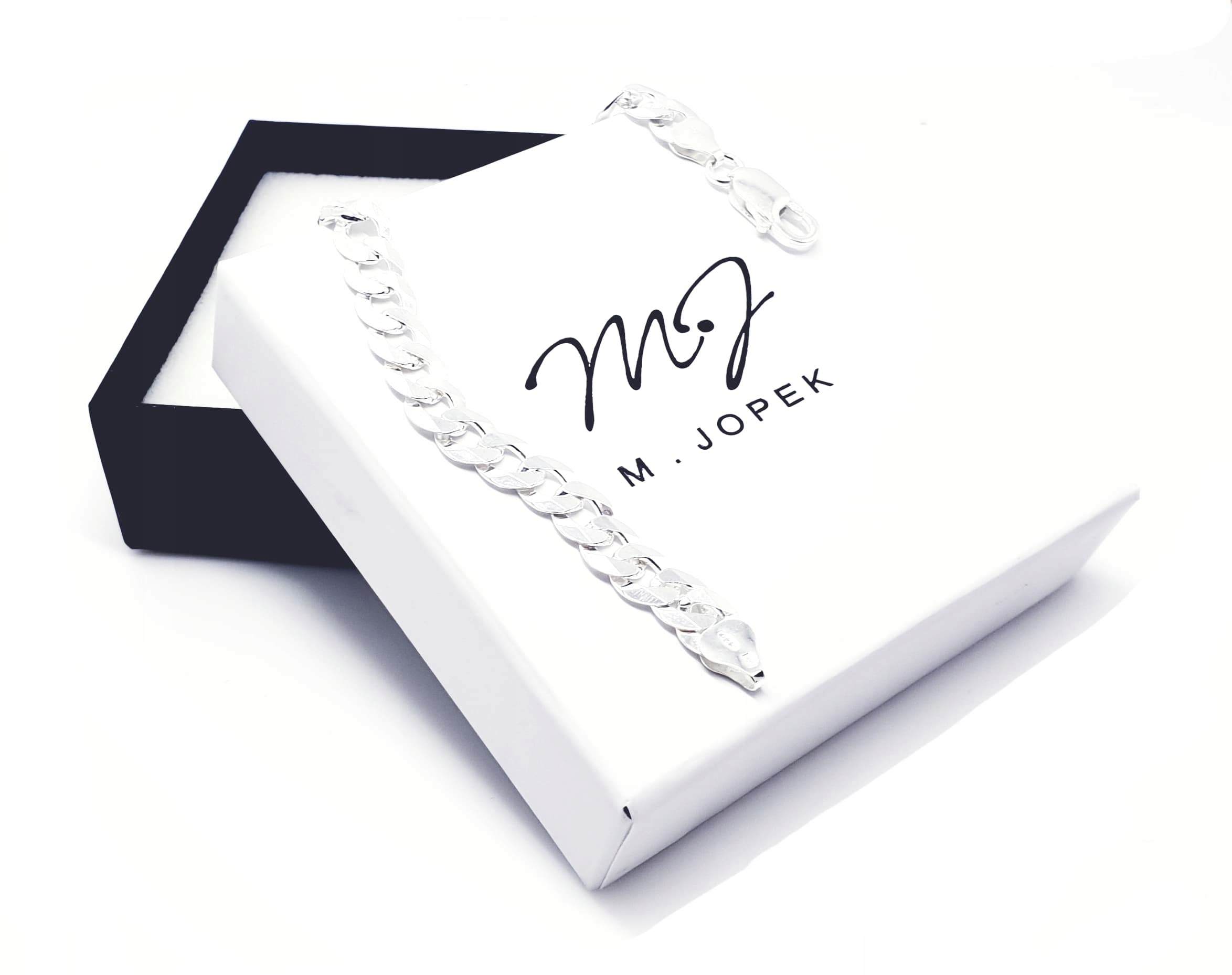 

Srebrna Bransoleta Pancerka 7,65mm/23cm - M.jopek