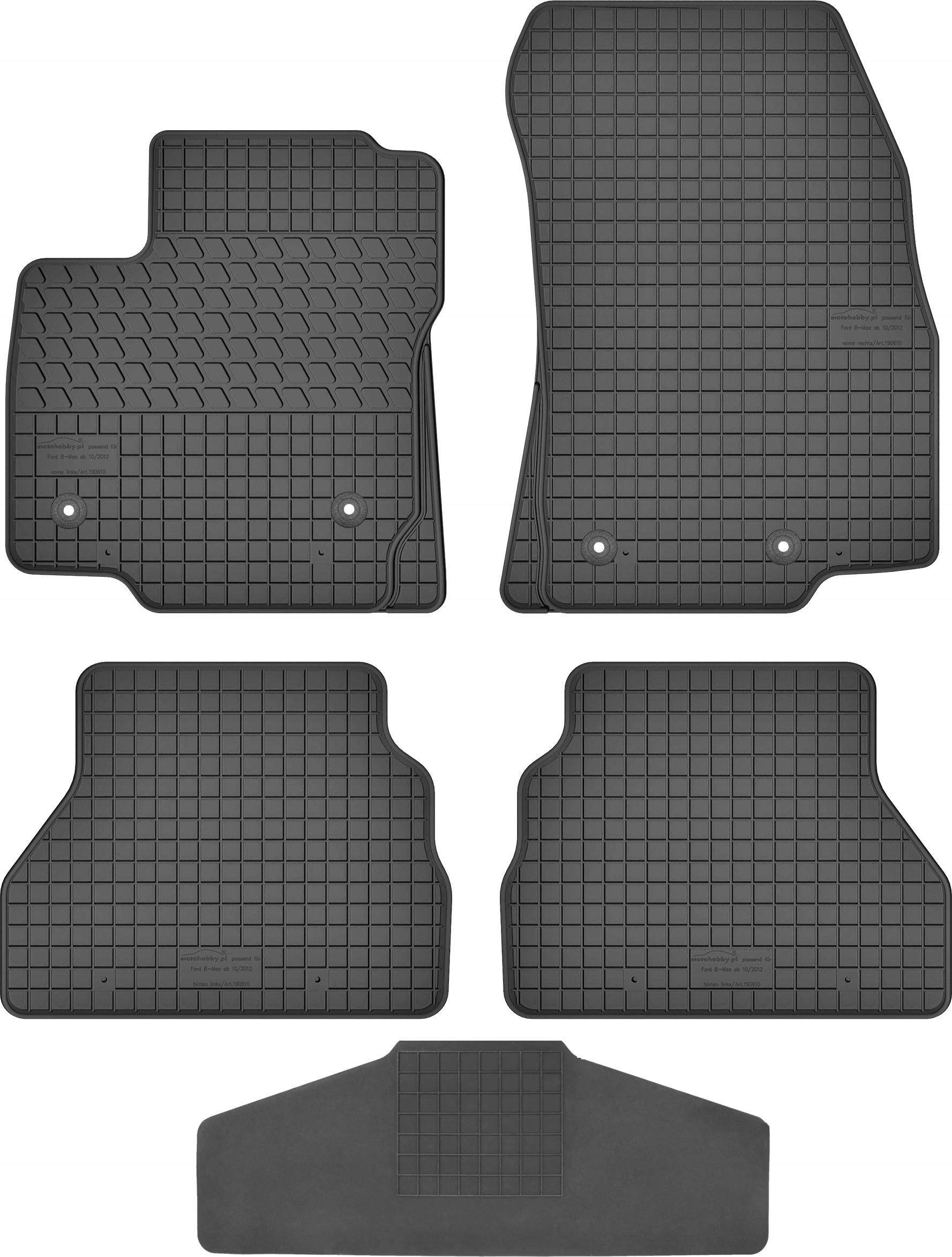 Koberce určené pro Ford B-Max Tunel