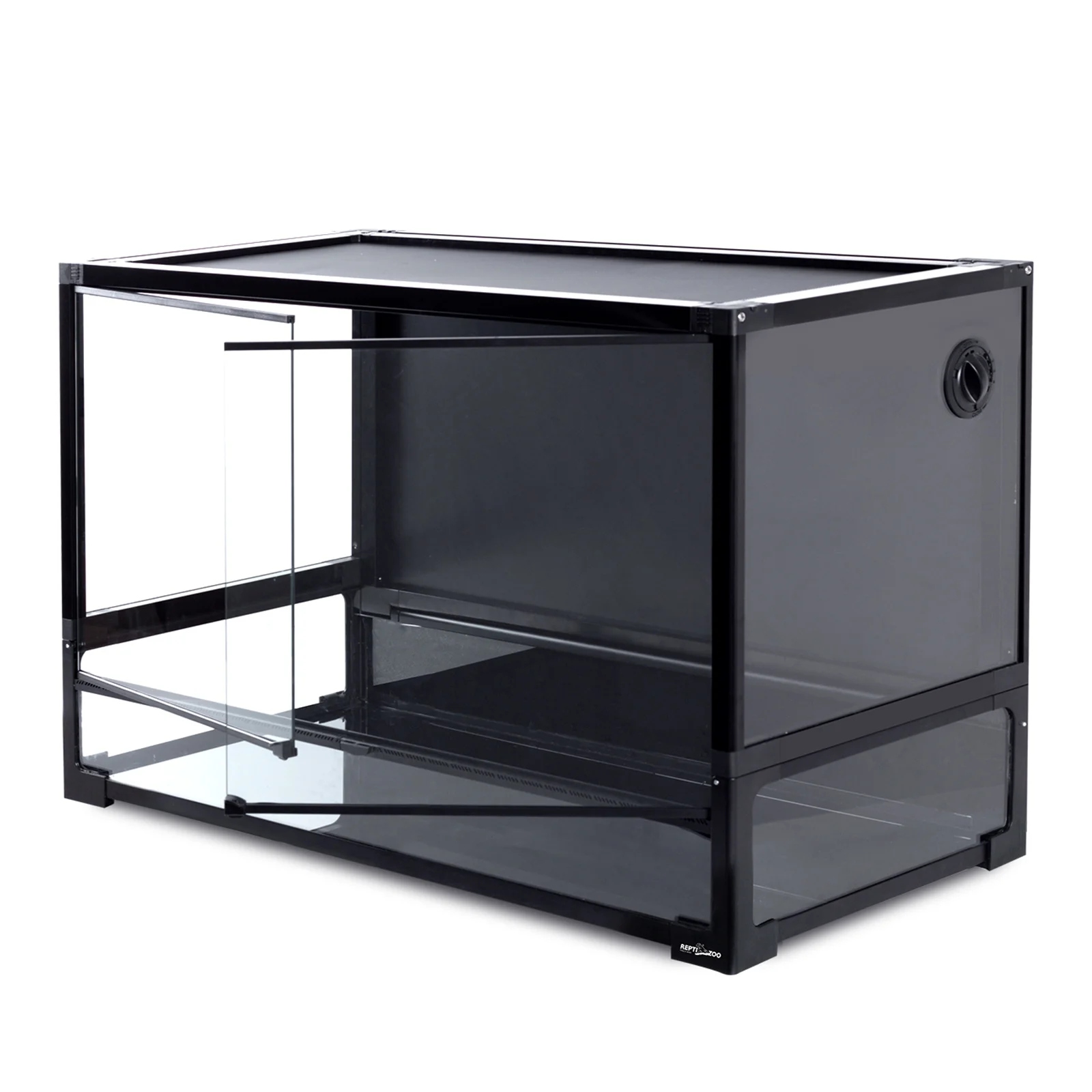 Levně Skleněné Chovné Terárium Pro Plazy Obojživelníky 90X45X60 CM Repti-zoo