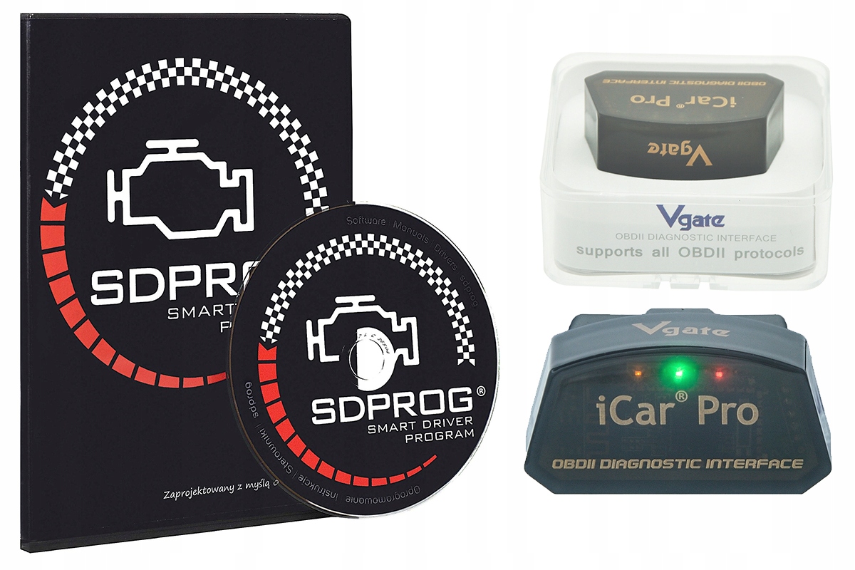 SDPROG PL OBDII + Interfejs iCar PRO WiFi - Kod producenta icpwifisdp