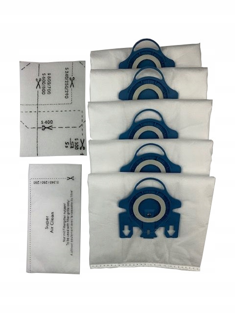 5 WORKI do odkurzacza Miele GN HyClean 3D+2 filtry