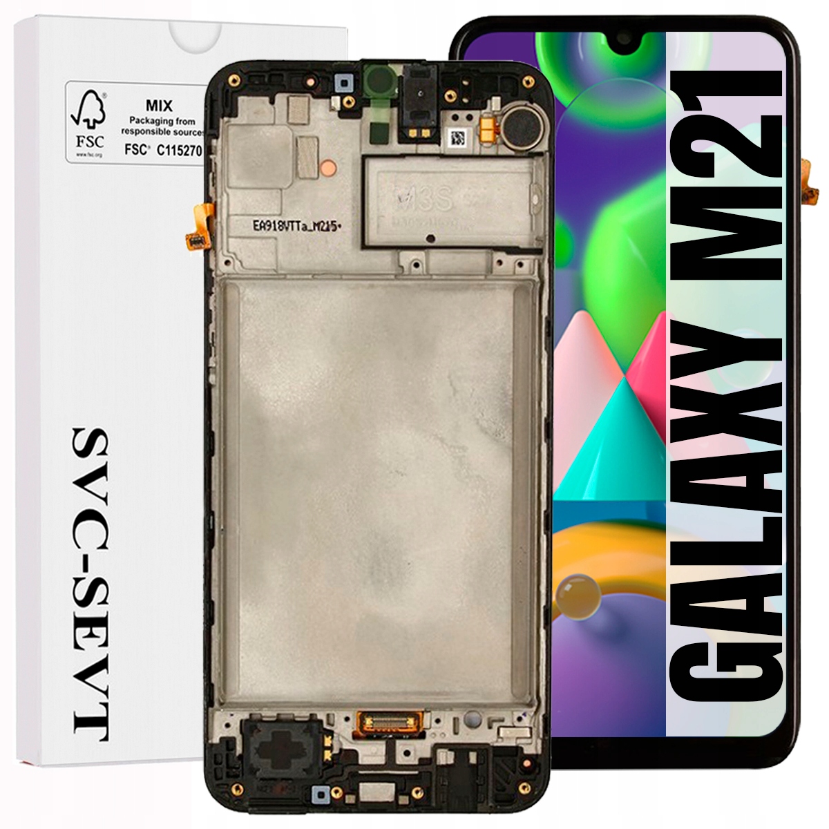 Displej Pro Samsung Galaxy M21 M215 Originální LCD Displej Rámeček