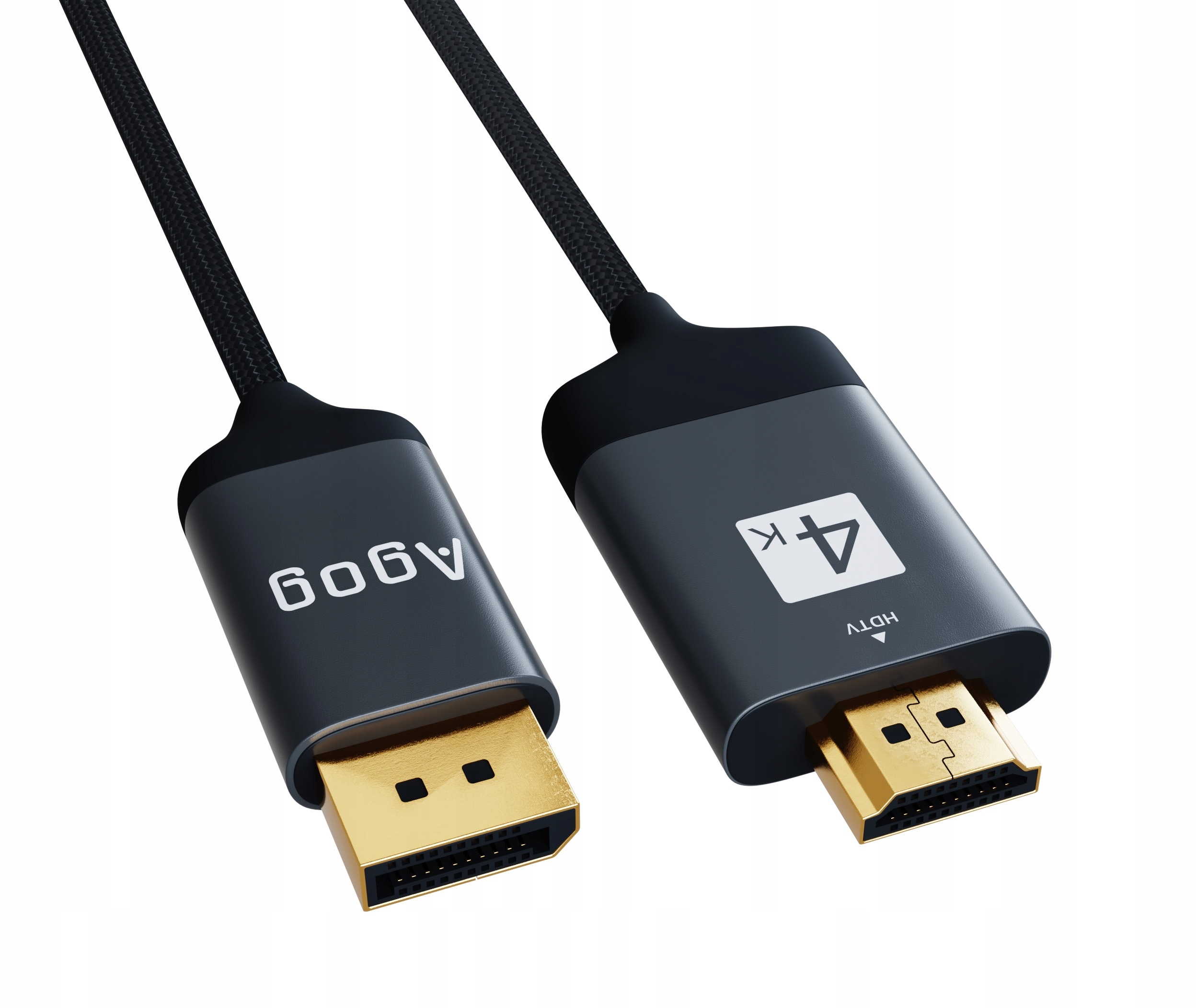 

Kabel Displayport Dp do Hdmi 4K60Hz Fhd Agog 2M