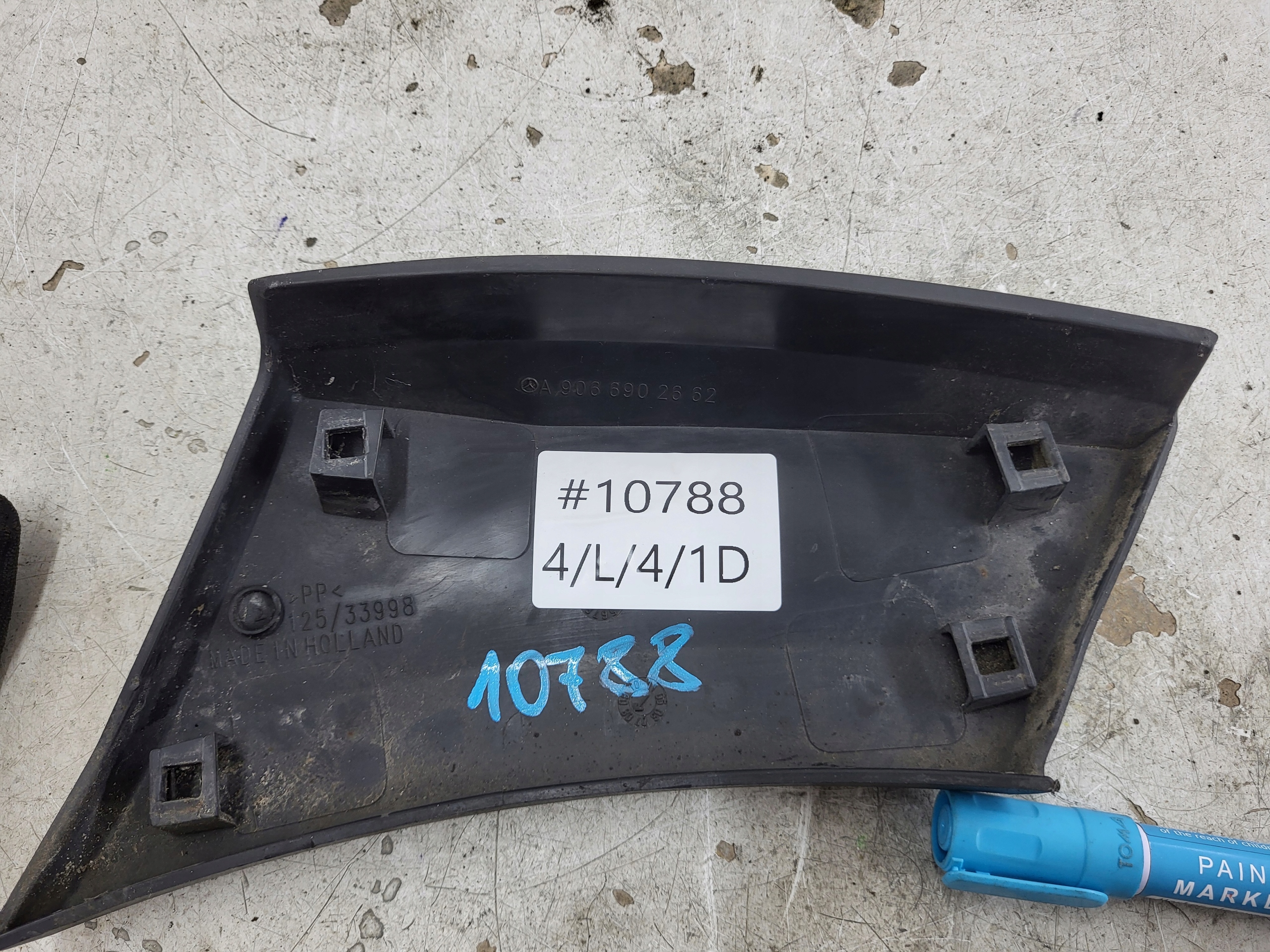 VW CRAFTER e SPRINTER 906 modanatura parafango Destro Anteriore A9066902662