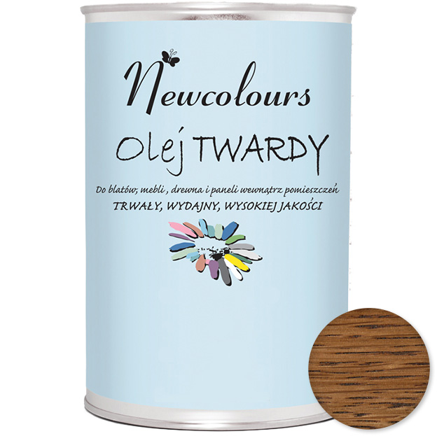 

Olej twardy do mebli Newcolours 200ml Dąb Ciemny