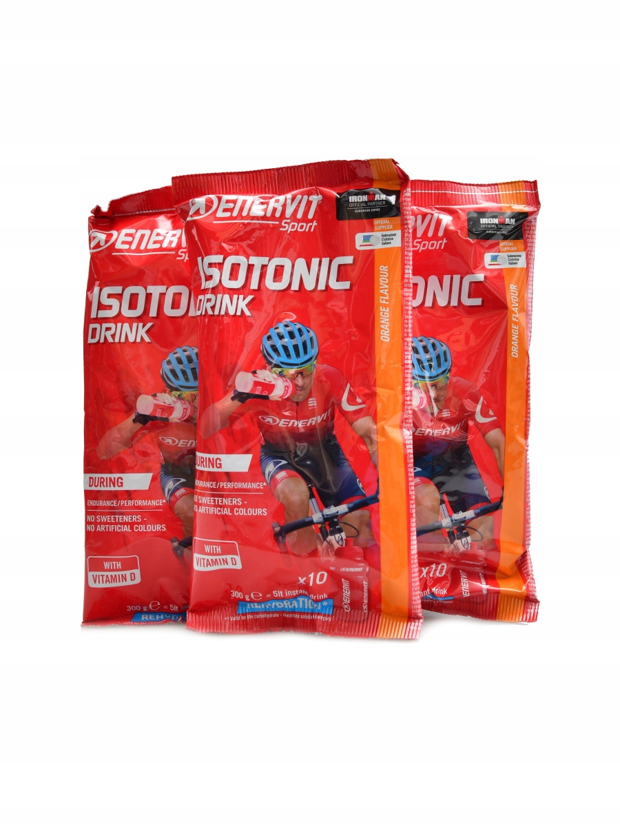 Enervit isotonic drink 3 x 300 g pomeranč economy pack