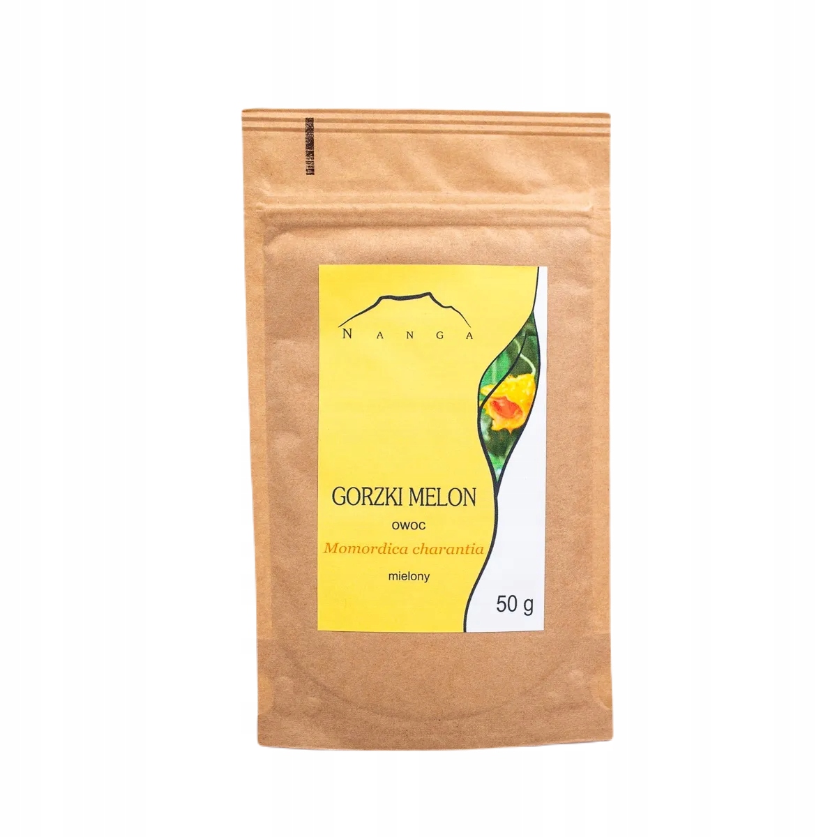 Gorzki Melon Momordica charantia Balsamka Ogórkowata Owoc Mielony 50g Nanga