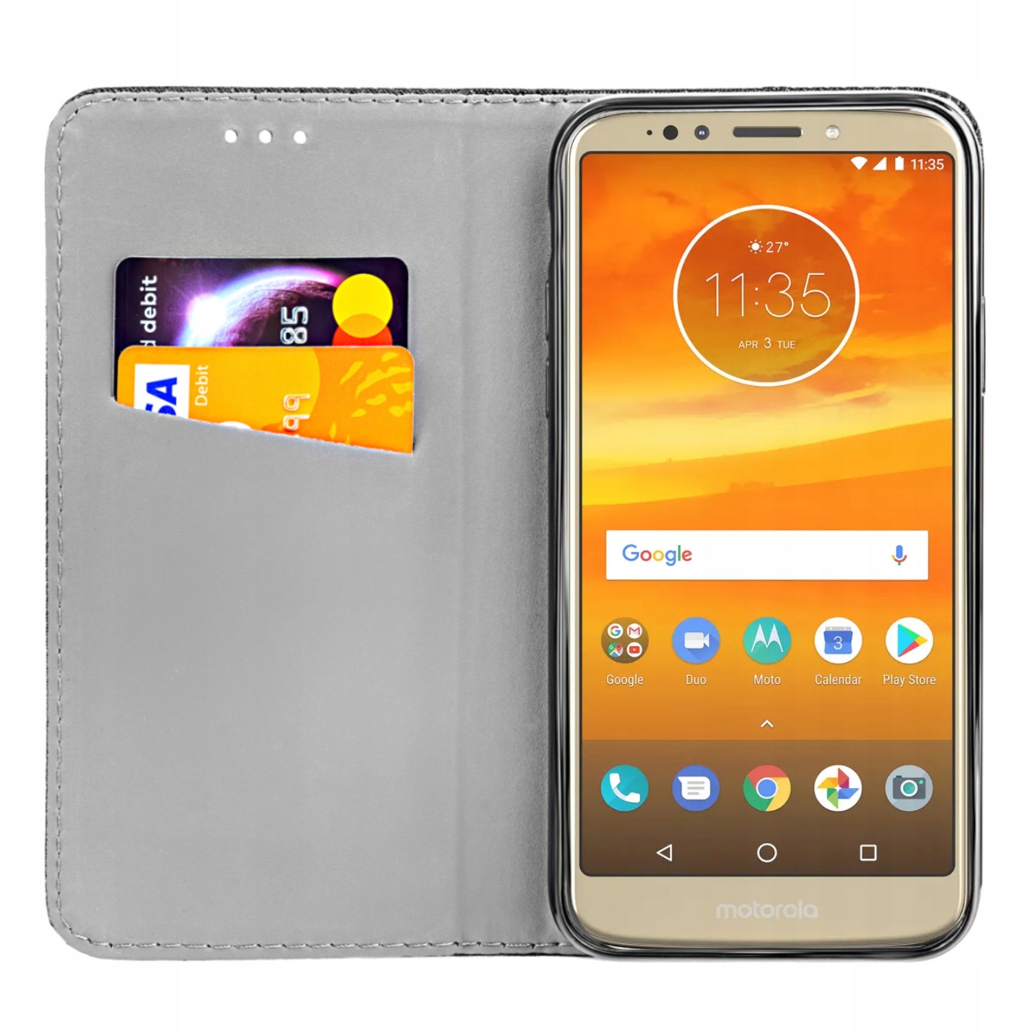 

Etui z Klapką do Motorola Moto E5 Plus magnetyczne