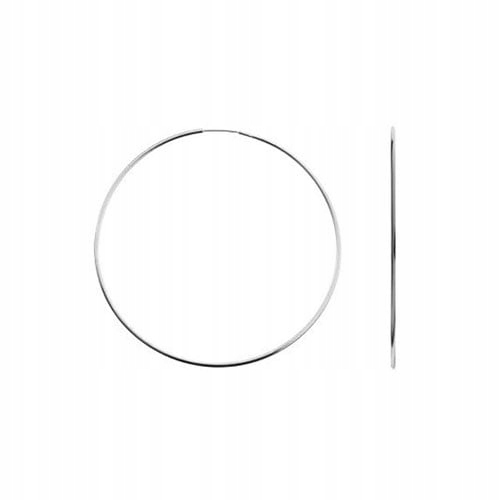 Základna pro náušnice Kola 70 mm, rhodiované stříbro