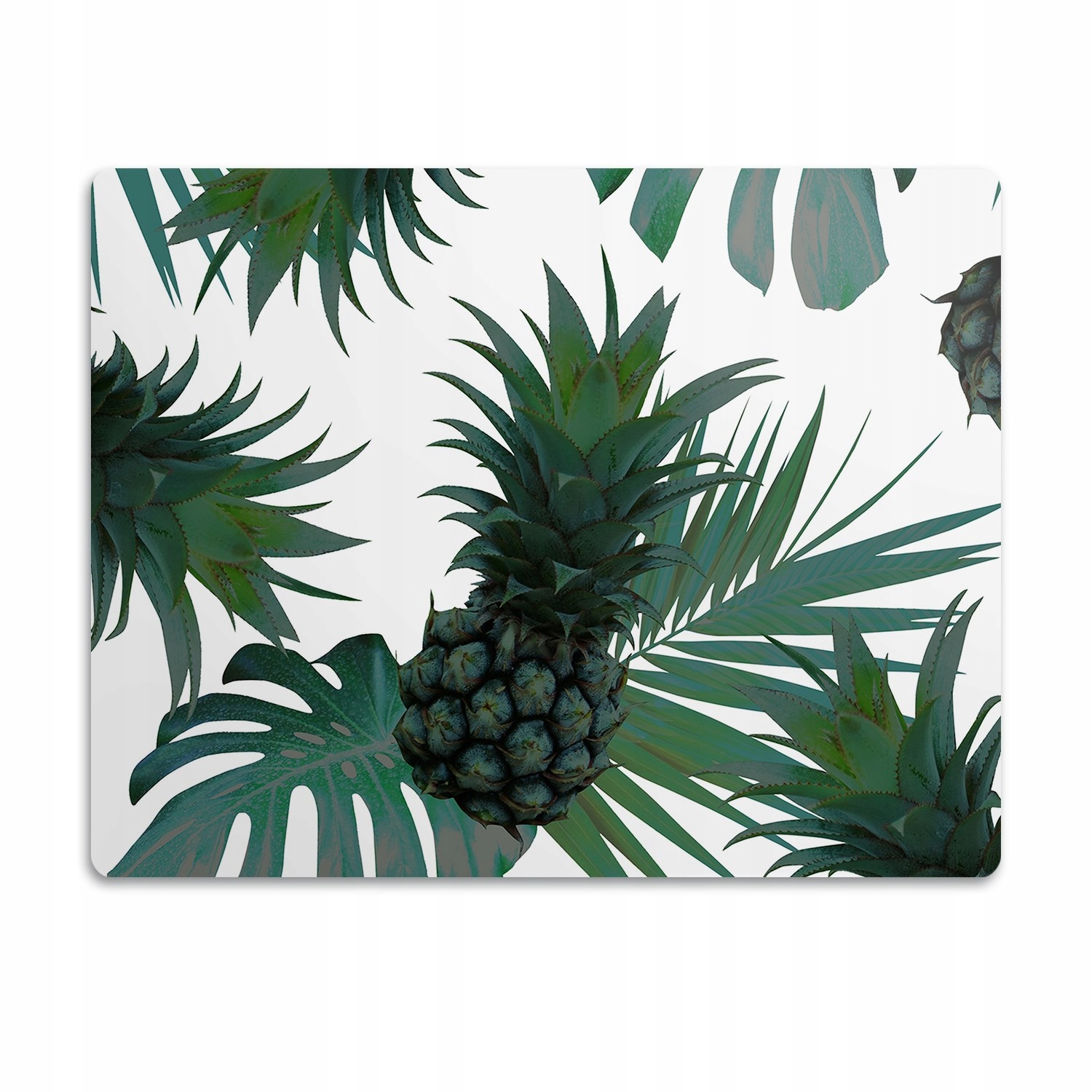 Levně Podložka pod misky pro psa Zelený ananas 90x60 cm