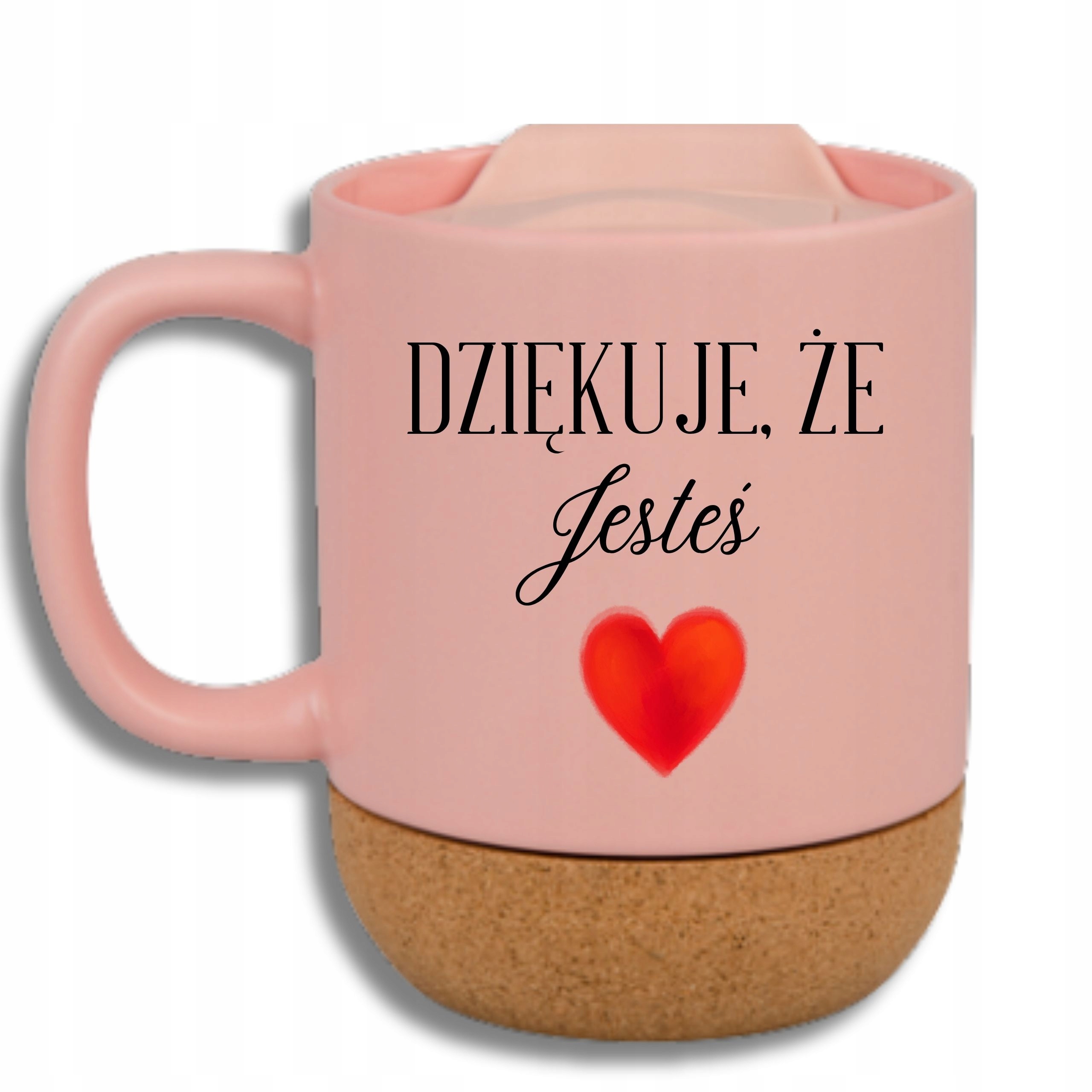 Ružový Hrnček S Vtipným Darčekom Na Deň Babičky, Ďakujem, Že Si Tu