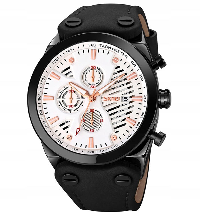 Pánské hodinky Skmei skm.192821c.mn analogový pásek chronograf datumovka stopky