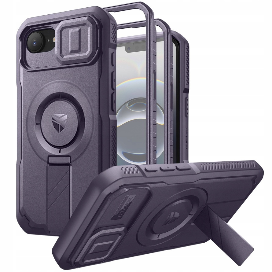 Pancéřové Pouzdro Dexnor pro iPhone 16e/17e, rámeček s fólií chránící displej 360