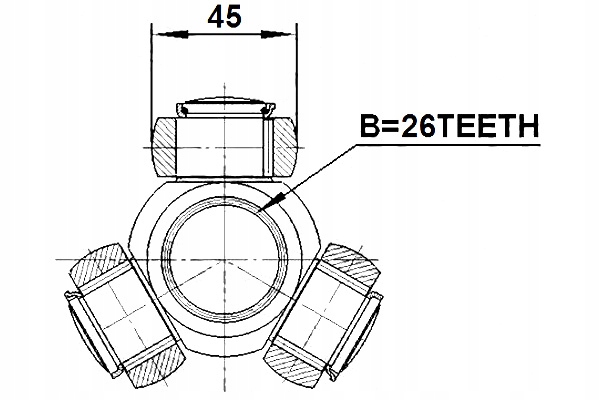 FEBEST KRZYZAK TOYOTA CAMRY JPP ACV30 MCV3 2001.07-2006.01 US Producent części Febest