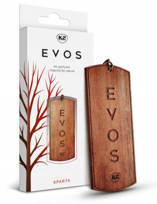 K2 Evos Sparta drewniana zawieszka zapachowa do samochodu
