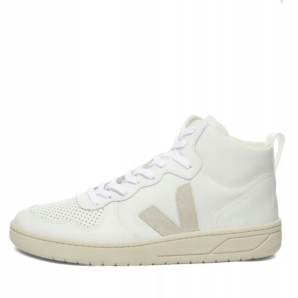 Veja Dámské vysoké kožené tenisky White Natural bílé VQ0201270A vel. 37