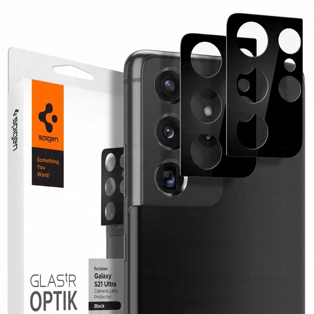

Szkło na aparat do Galaxy S21 Ultra 5G, Spigen, x2