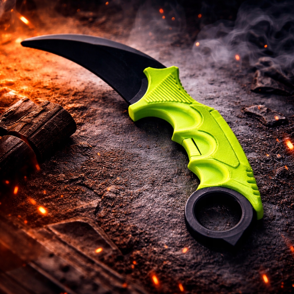 Nóż Karambit treningowy Bezpieczny CSGO/CS2