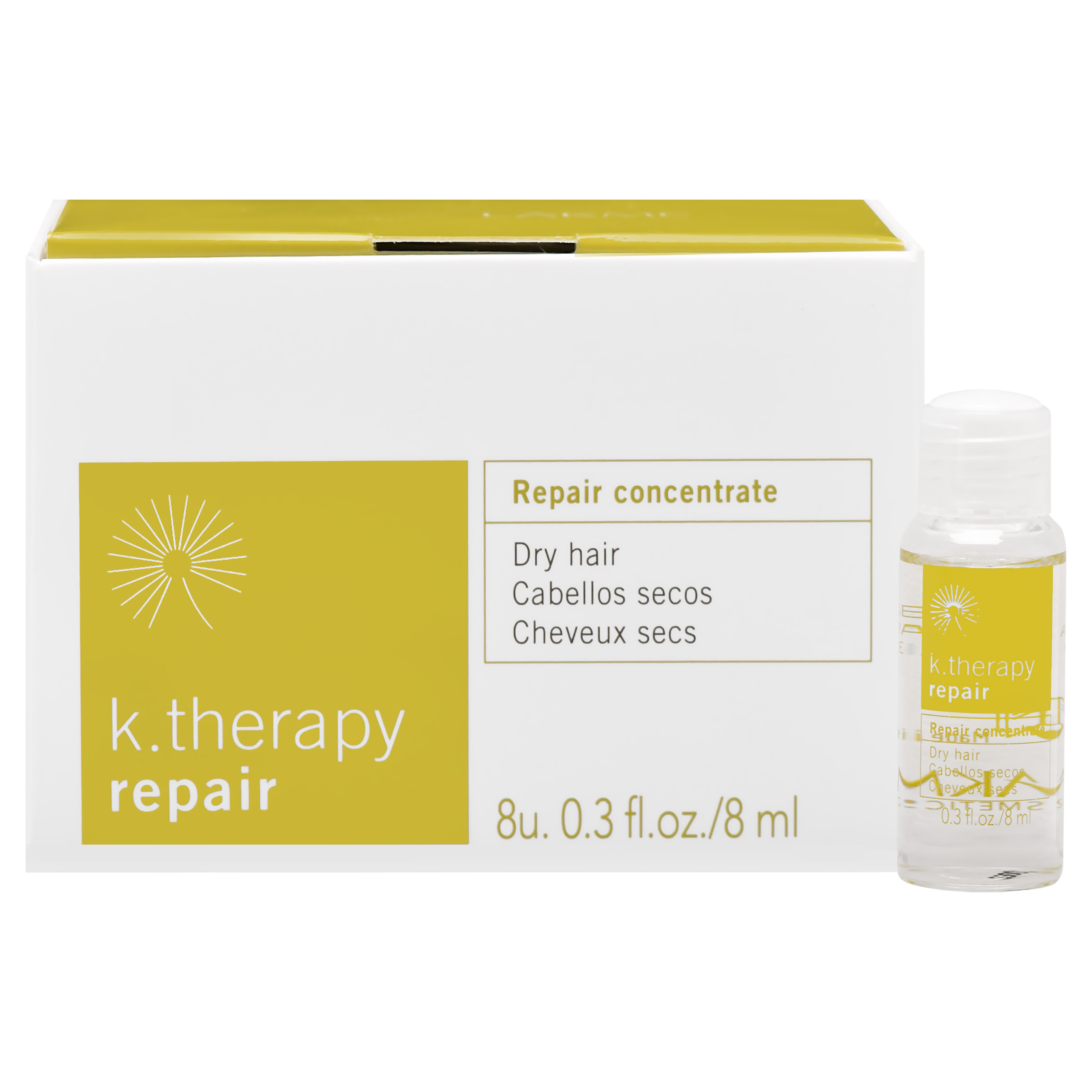 Koncentrat Lakme K.Therapy Repair 8x8ml regeneracja i nawilżenie