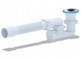 SYFON BRODZIKOWY Z METALOWYM SITKIEM 1 1/2" x 40