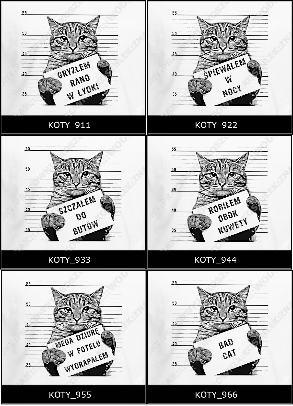 koszulka PODUSZKA kot koty z kotem Dodaj SwójNAPIS Marka inna