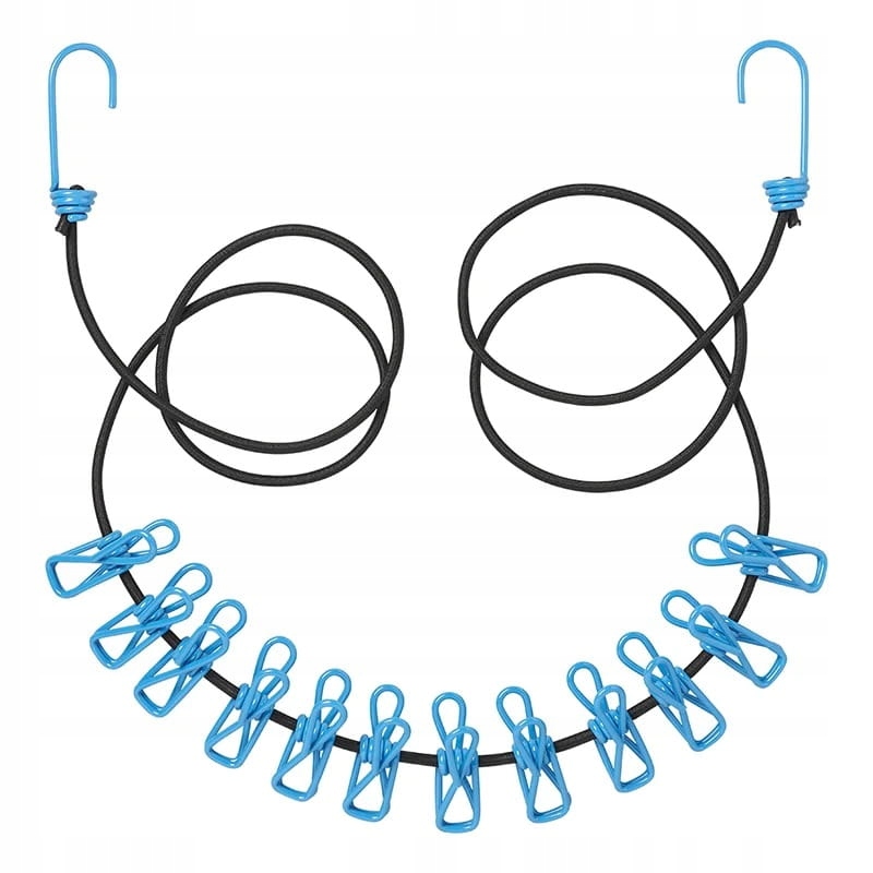 

Linka na pranie ze 12 spinaczami Elastyczna Flex